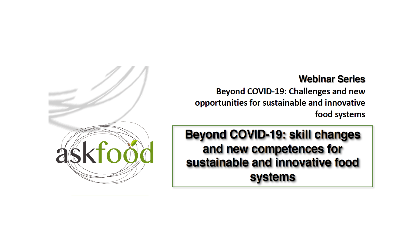 Webinar Beyond Covid 19 Skill Changes And New Competences For